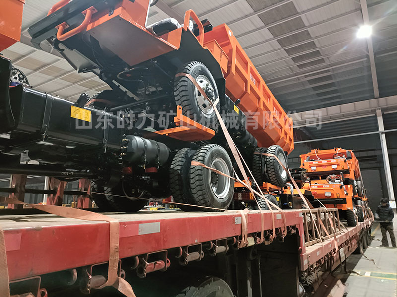 6臺8噸井下自卸車發貨廣西