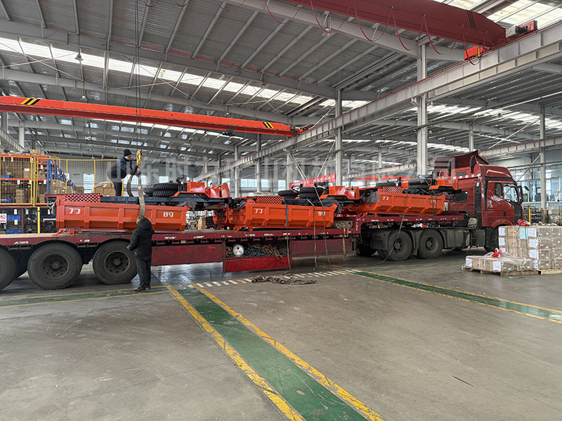 6臺(tái)5噸井下自卸車(chē)發(fā)往山西